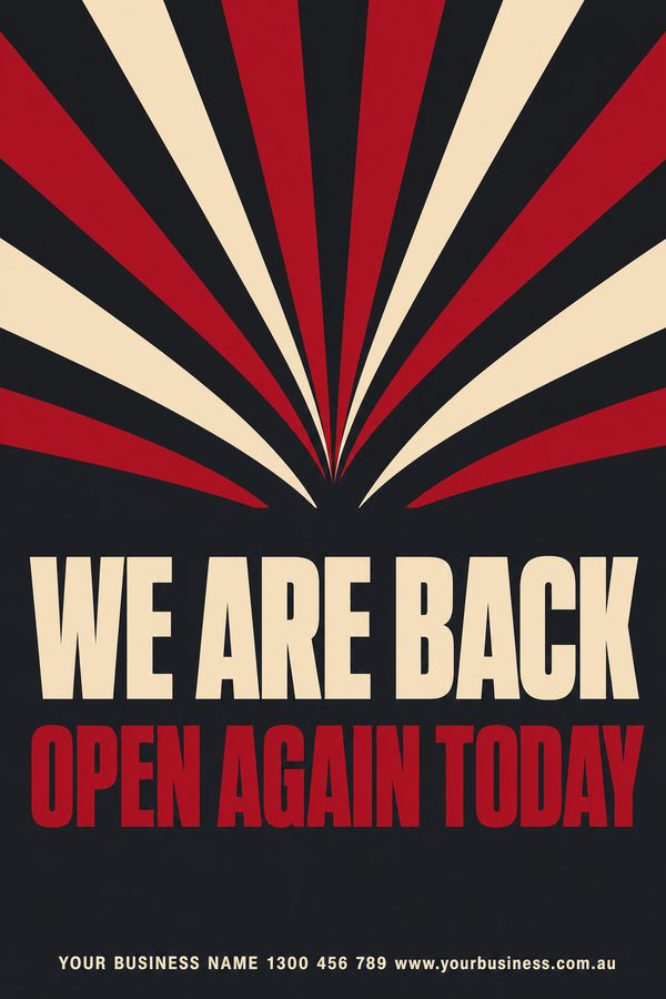 We Back Charcoal — Sales & promotions design