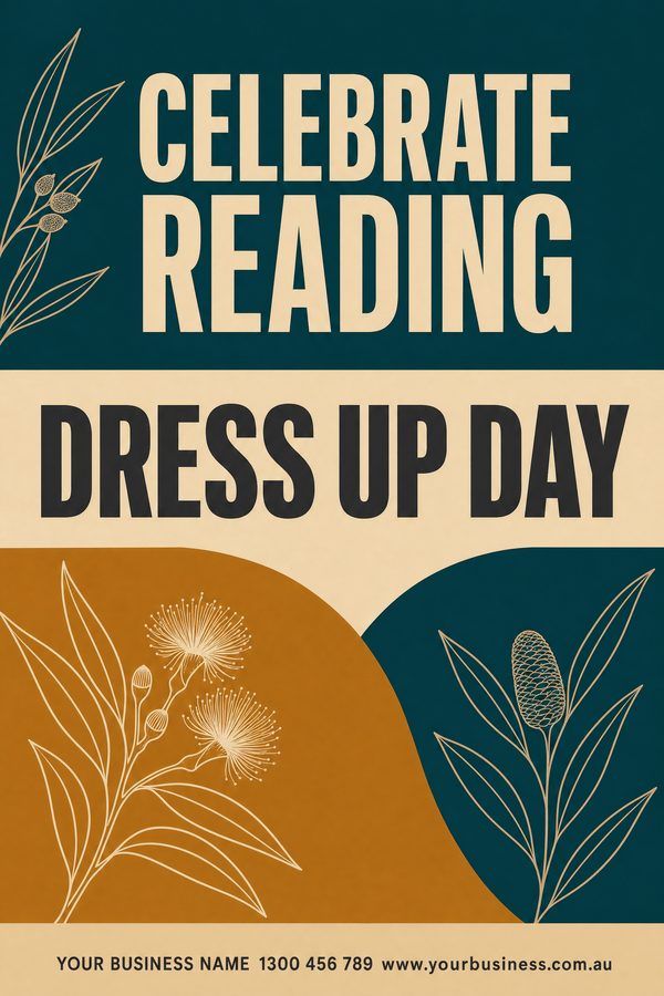 Celebrate Reading Sand — Awareness days & causes design