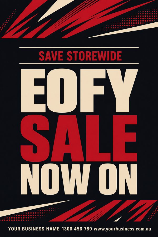 Eofy Sale Now Charcoal 2 — EOFY & stocktake design