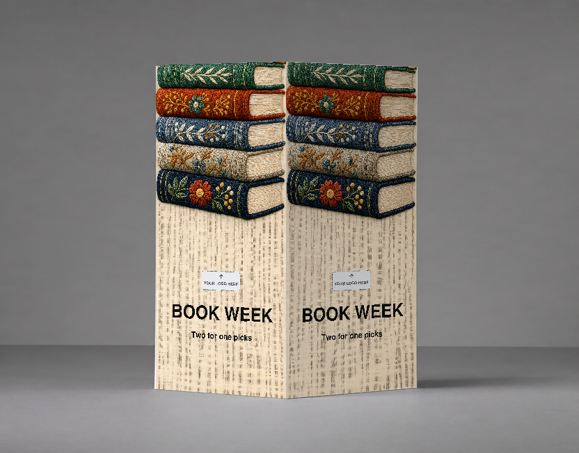 A Book Week bollard cover at the school drop-off zone