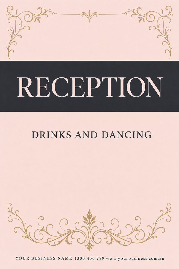 Reception Blush — Weddings design