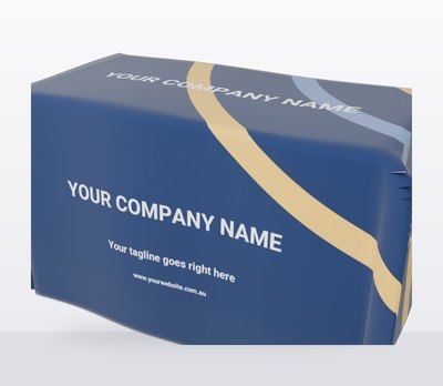 Navy Arc Frame — Long Table Throws design for Wedding