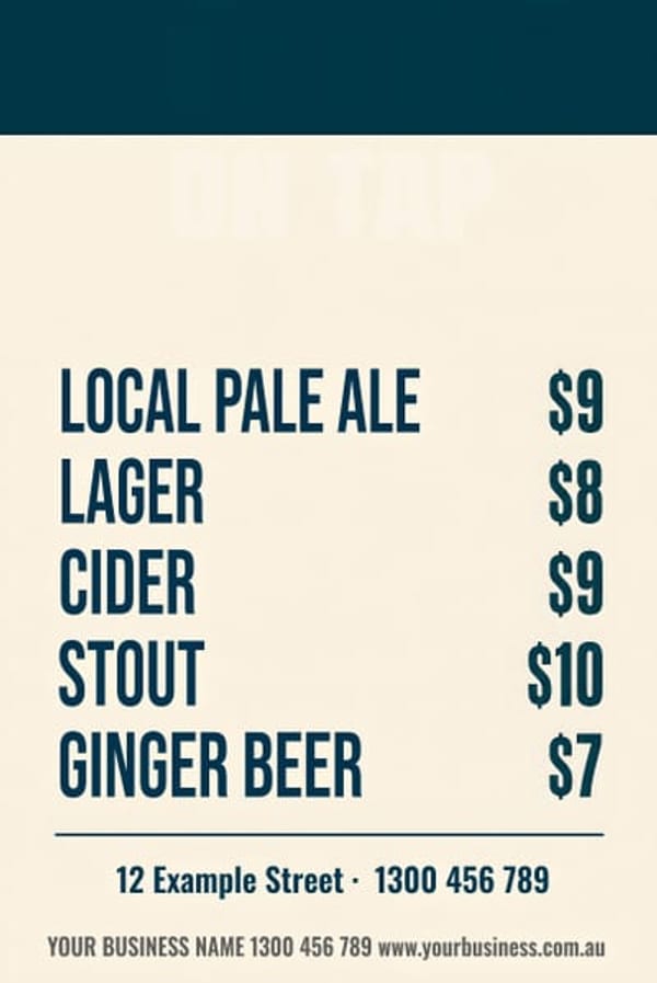 On Tap — Café & Restaurant design