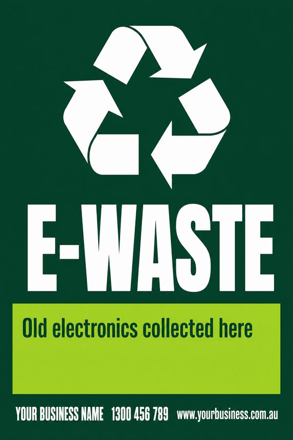 E-waste &mdash; ready-made Recycling & Bins design