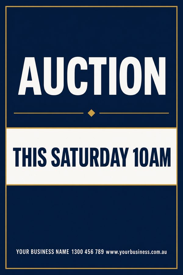 Auction Navy — Real estate design