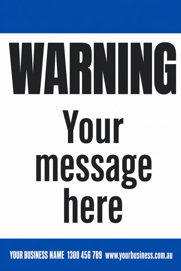 Warning — Warning & Caution design