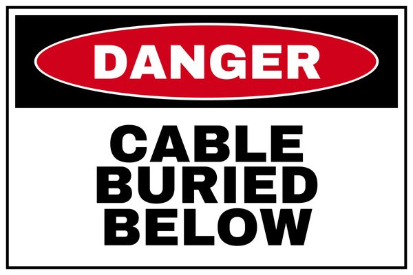 CABLE BURIED BELOW — Low Clearance & Overhead Hazard design