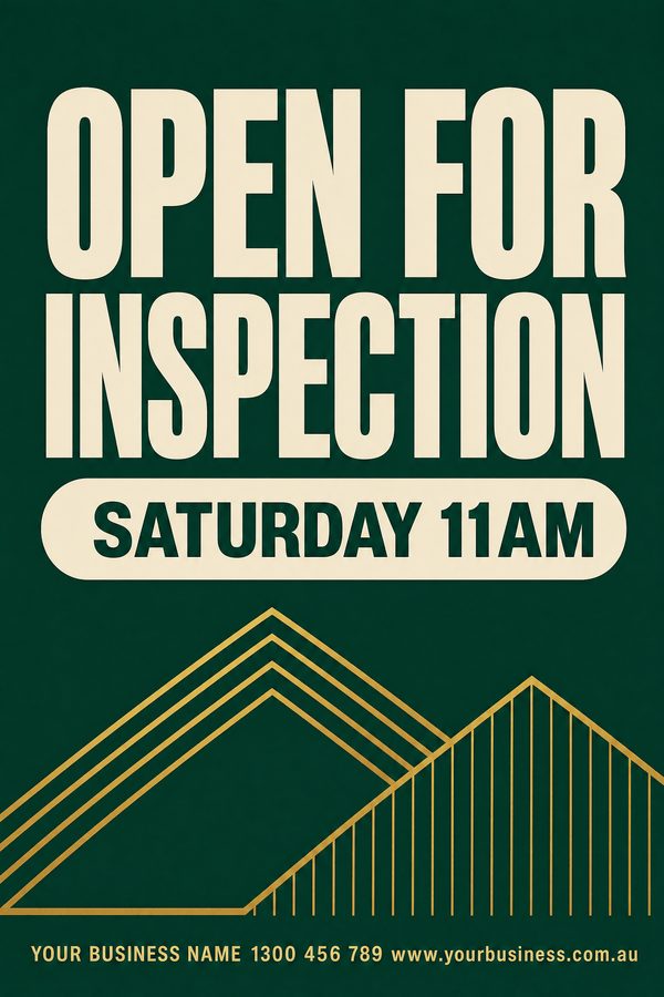 Open Inspection Green 2 — Real estate design