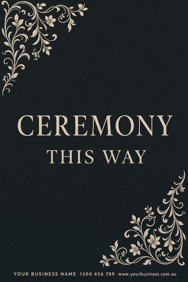 Ceremony Charcoal — Weddings design