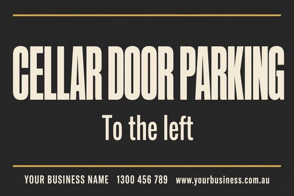 Cellar Door Parking — Parking design