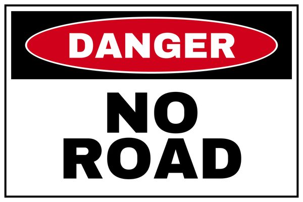 No Road — No Entry & Prohibition design