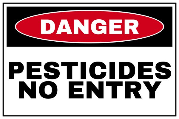 Pesticides No Entry — Private Property design