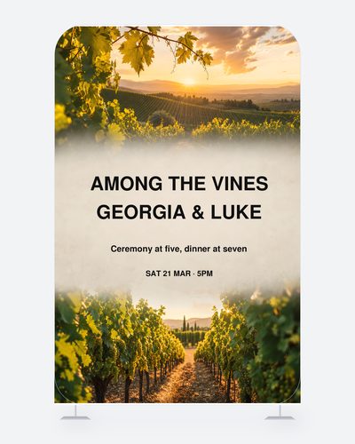 Among the Vines Georgia & Luke — Wedding Backdrops & Photo Walls design for Wedding
