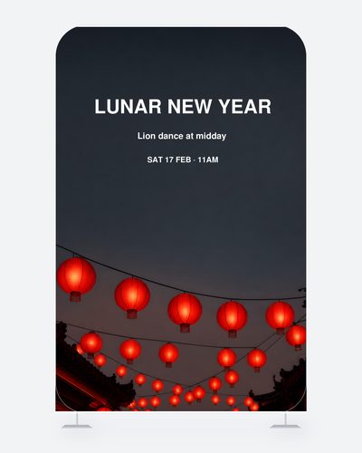 Lunar New Year — Lanterns — Lunar New Year Backdrops design for Lunar New Year