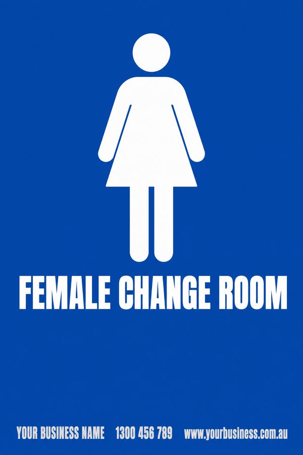 Female Change Room — Toilet & Amenities design