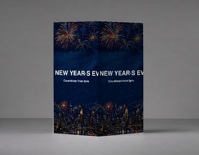 New Year's Eve — New Year's Eve Bollard Covers design for New Year's Eve