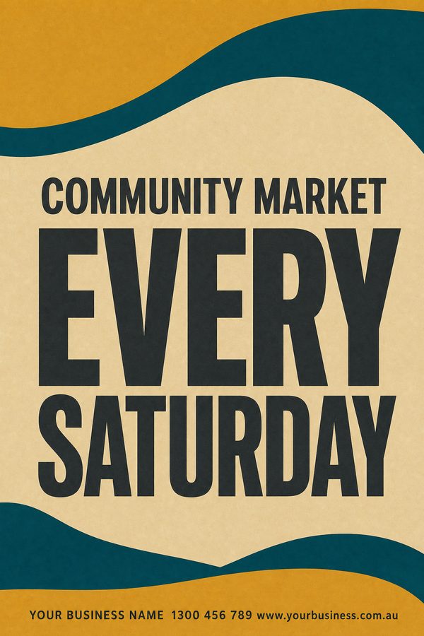 Community Market Sand — Events, sport & community design