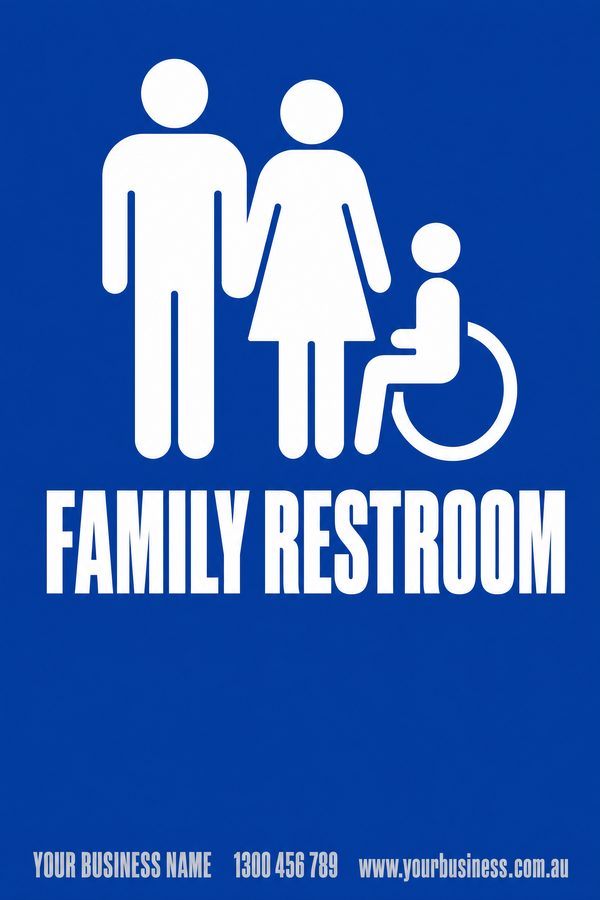Family Restroom — Toilet & Amenities design