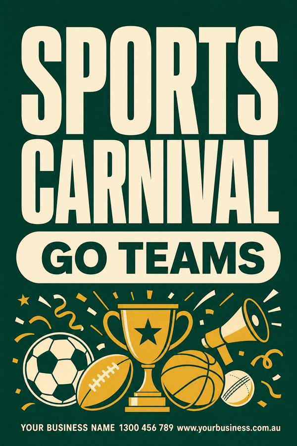 Sports Carnival Bottle — Schools & education design