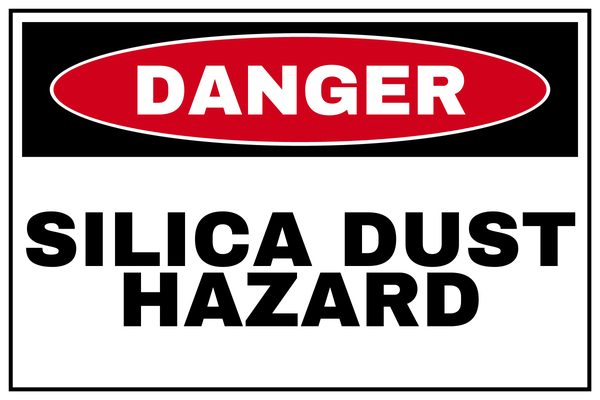 Silica Dust Hazard — Danger design