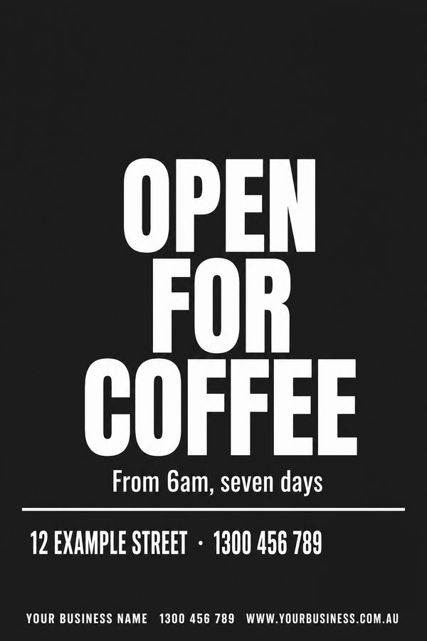 Open For Coffee — Café & Restaurant design