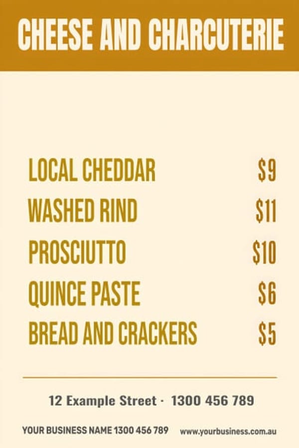 Cheese And Charcuterie — Café & Restaurant design