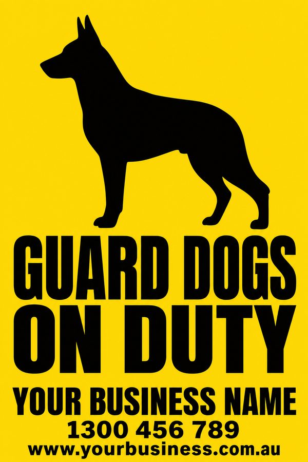 Guard Dogs on Duty — Dog design