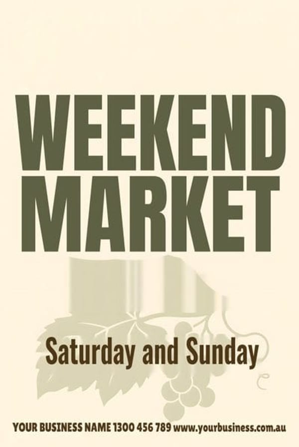 Weekend Market — Café & Restaurant design