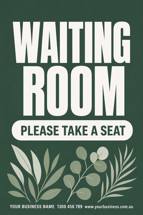 Waiting Room Forest — Health, clinic & hygiene design