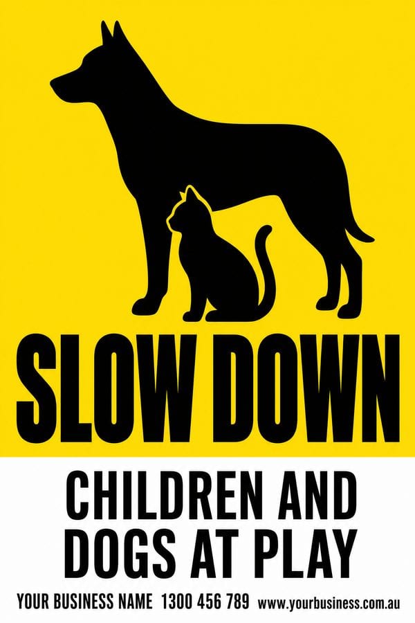 Slow Down — Dog design