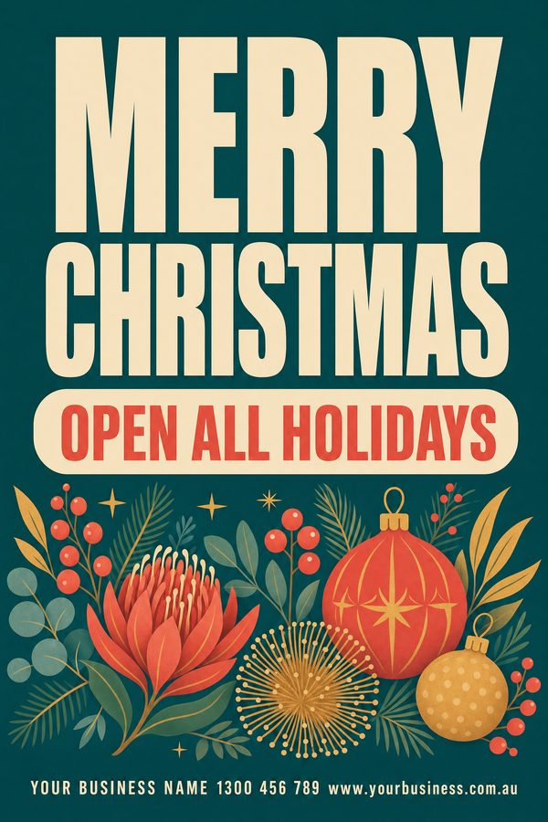 Merry Christmas Teal — Seasonal & holidays design