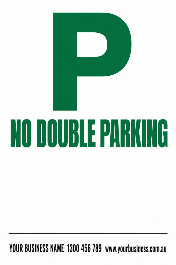 No Double Parking — Parking design