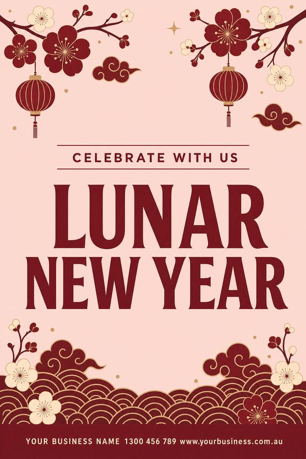 Lunar New Year Blush 2 — Seasonal & holidays design