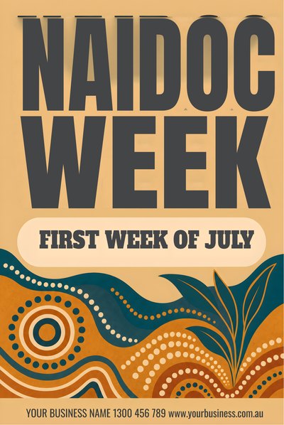NAIDOC Week — Earth — NAIDOC Week Signs (corflute) design for NAIDOC Week