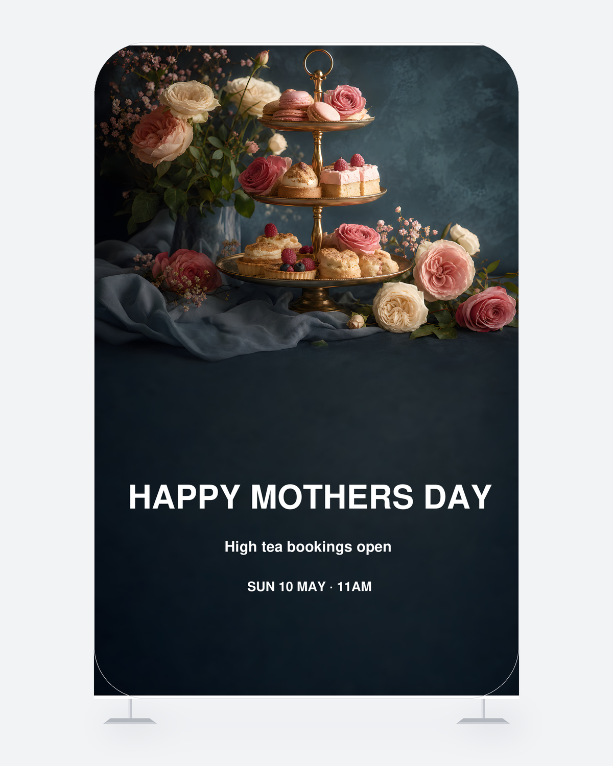 Mother's Day — High Tea — backdrop wall