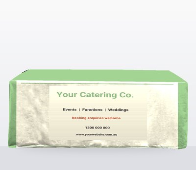 Catering — Fitted Table Throws design for Café