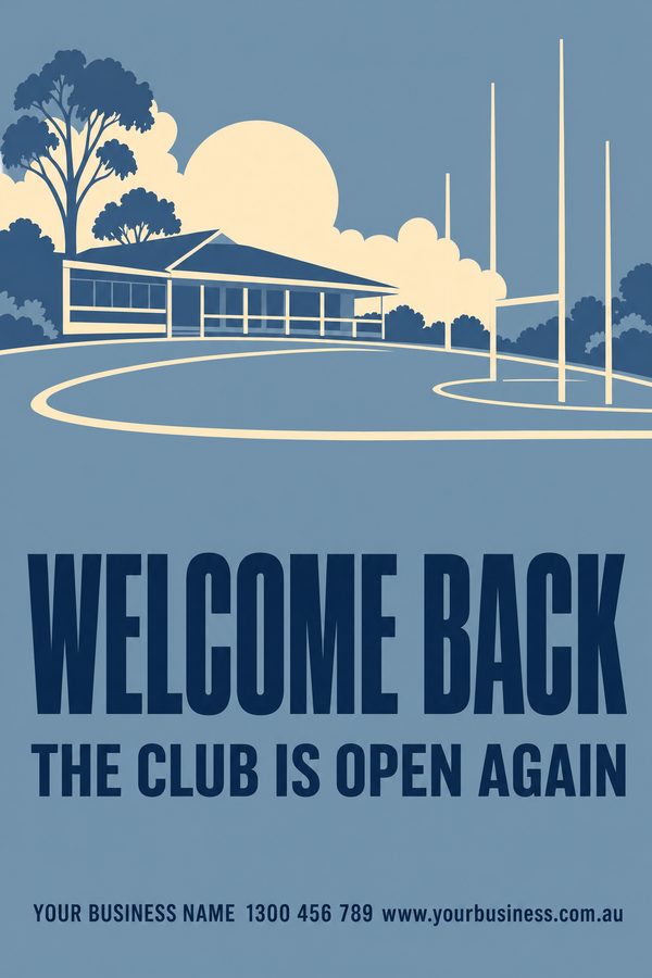 Welcome Back Slate — Events, sport & community design