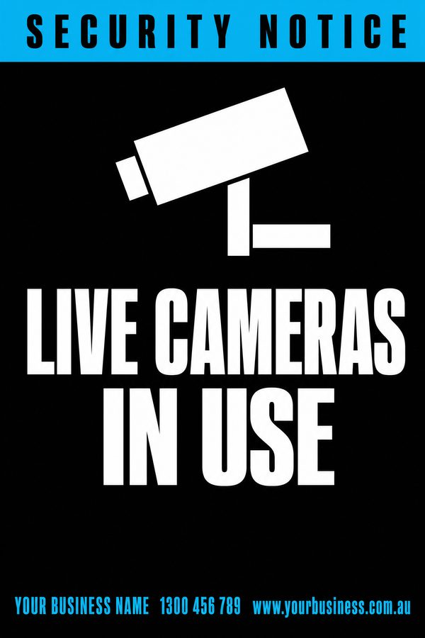 Live Cameras in Use — Danger design