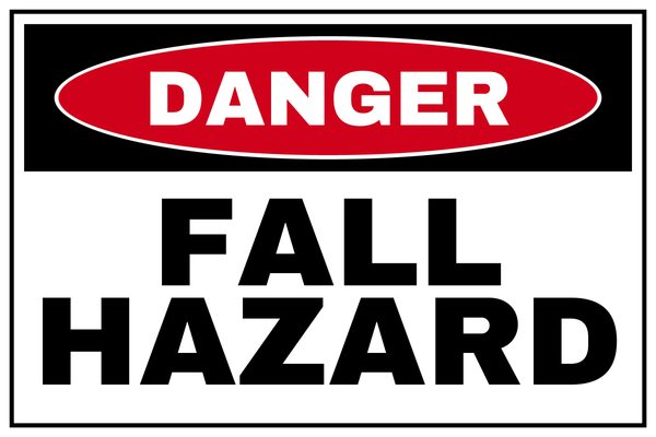 Fall Hazard — Danger design