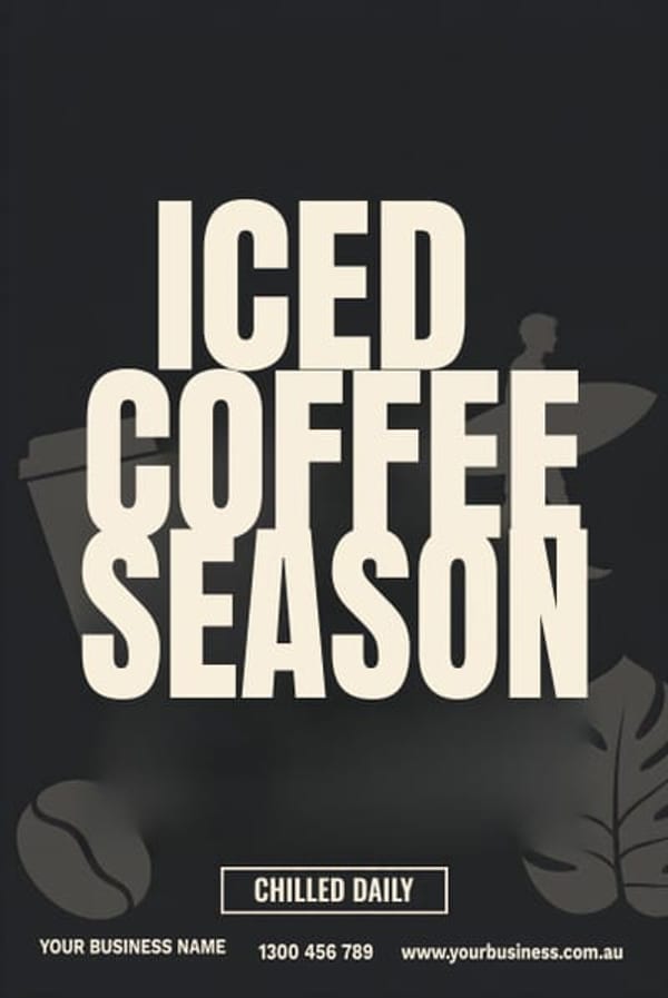 Iced Coffee Season — Café & Restaurant design