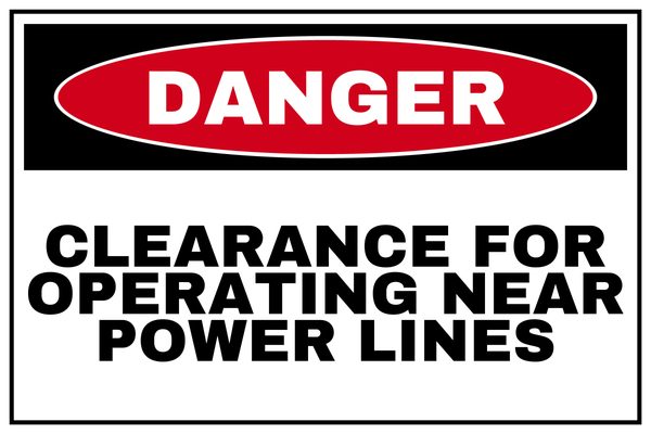 CLEARANCE FOR OPERATING NEAR POWER LINES — Low Clearance & Overhead Hazard design