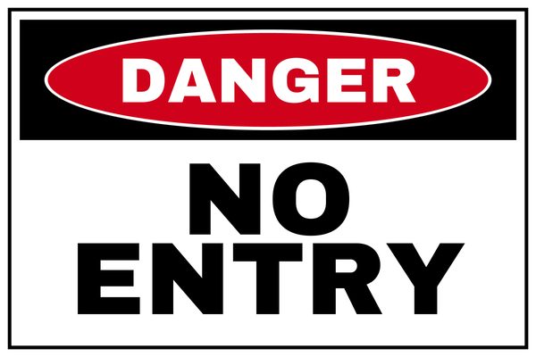 No Entry — Private Property design