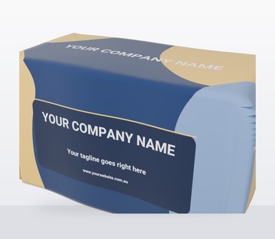 Navy Blob Field — Long Table Throws design for Wedding