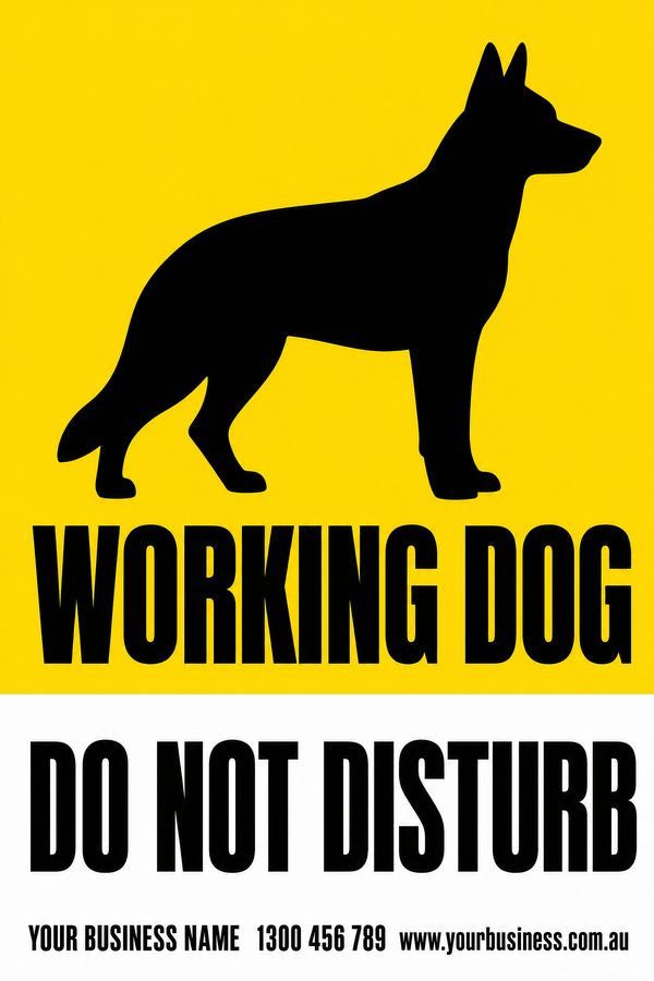 Working Dog — Dog design