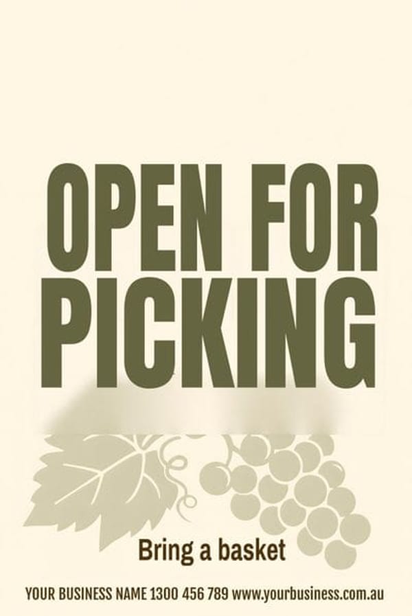 Open For Picking — Café & Restaurant design