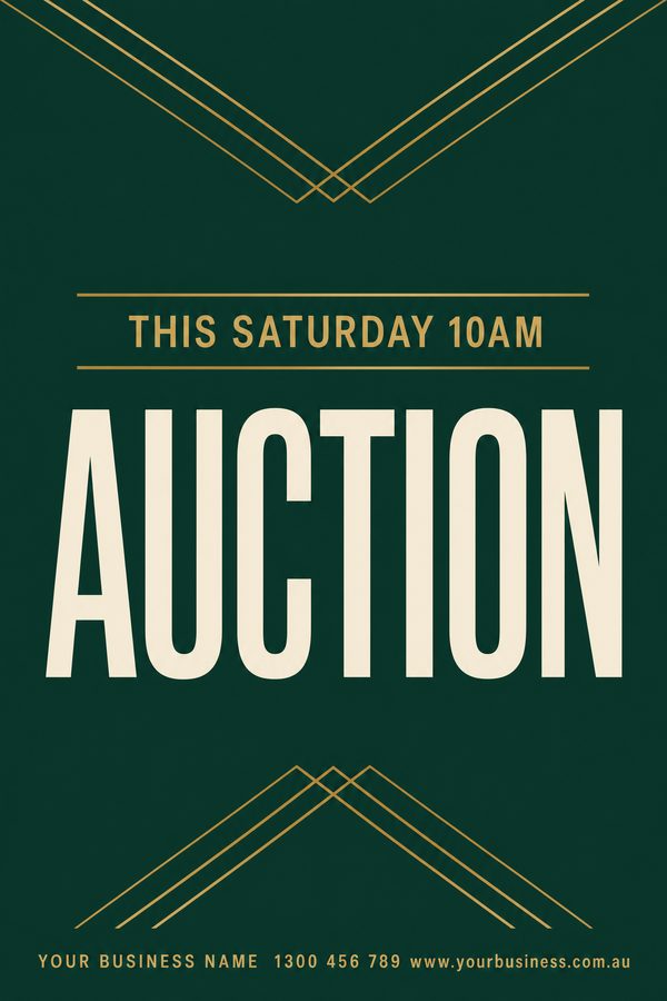 Auction Green 2 — Real estate design