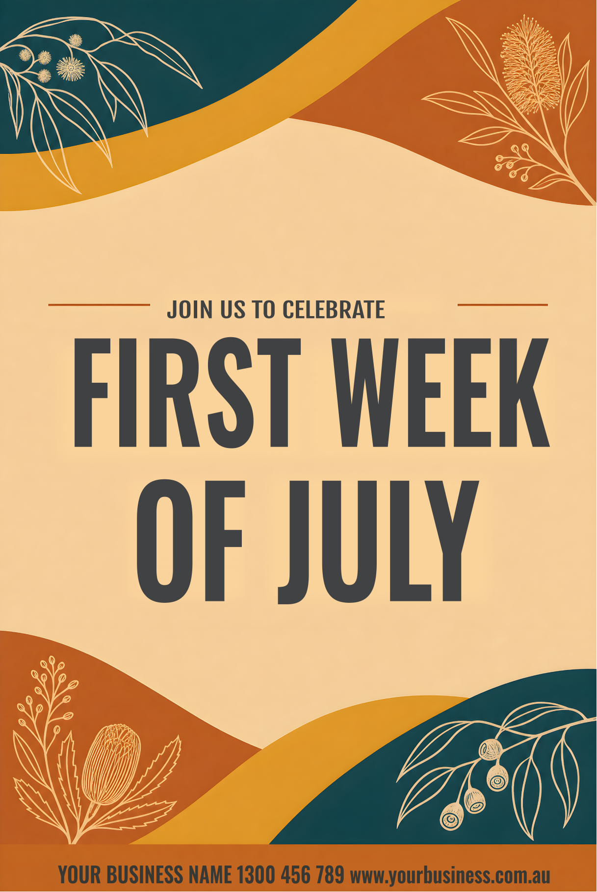 NAIDOC Week — First Week of July — NAIDOC Week corflute sign