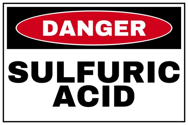 Sulfuric Acid — Danger design