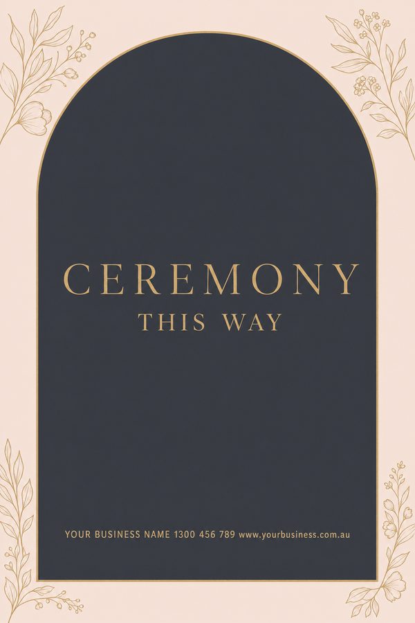 Ceremony Blush — Weddings design