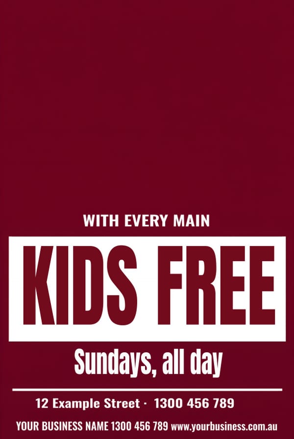 Kids Free — Café & Restaurant design